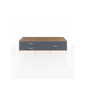 Hyperion TV Ünitesi 3 Çekmeceli  176x44x51 Çam-Çam/Antrasit