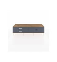 Hyperion TV Ünitesi 3 Çekmeceli  176x44x51 Çam-Çam/Antrasit