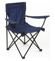 Katlanabilir Metal Kamp Sandalyesi /LACİVERT