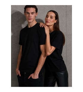 Unisex Kısa Kollu Bisiklet Yaka Basic Viskon Bluz