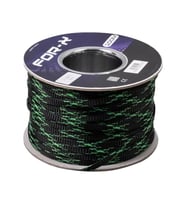 FOR-X X-106YS YEŞİL-SİYAH 6MM 100 METRE KABLO ÇORABI