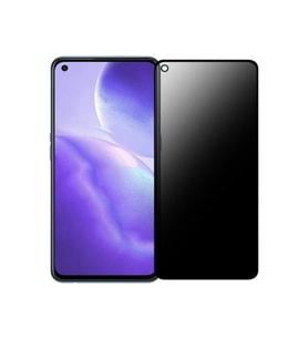 Oppo Reno 4 Lite Mat Hayalet Ekran Privacy Tam Kaplayan Kırılmaz Cam Seramik Nano Ekran Koruyucu