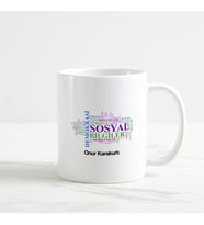 Sosyal Bilgiler Öğretmeni Kupa Bardak (1. Tasarım) (Beyaz)