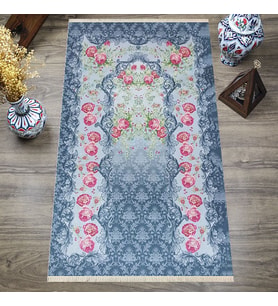 Dijital Baskılı, Yıkanabilir, Yumuşak Dokulu Çocuk ve Yetişkin SECCADE 65x115 cm  S-DOT-SN-074