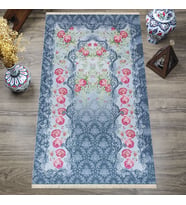 Dijital Baskılı, Yıkanabilir, Yumuşak Dokulu Çocuk ve Yetişkin SECCADE 65x115 cm  S-DOT-SN-074