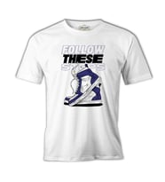 Shoes Follow these Steps Beyaz Erkek Tshirt