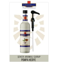 Kahve ve Kokteyl Şurubu Şeker Aromalı 70 CL + POMPA Simonelli