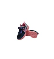 CASLON Özel Taban Çırtlı & bağcıklı Ortapedik  & Anatomik Sağlam Kaymaz Yüksek Tabanlı Nefes Alan Kız Çocuk Spor Ayakkabısı (Lacivert-Pembe)