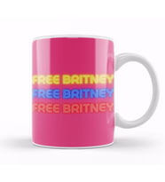 Free Britney Free Britney Spears Kupa Bardak Porselen