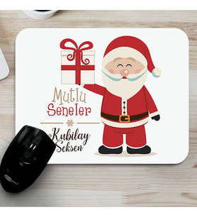 Kişiye Özel Yılbaşına Özel Noel Baba Mousepad