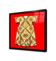Tuğra ve Kaftan Çerçeveli Cam Tablo