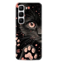 Infinix Hot 60 Kılıf Boutique Baskılı Resimli Kara Kedi Pcode -085
