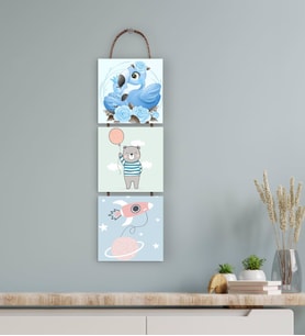 BK Gift 3 Parça İpli Ahşap Tablo Seti-22