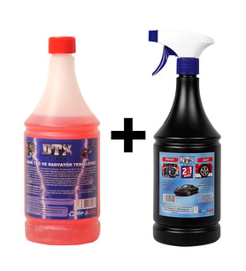 Ağır Yağ Ve Radyatör Temizleme Sıvısı 1 Lt  & Motor Jant Yıkama Sıvısı 1 Lt