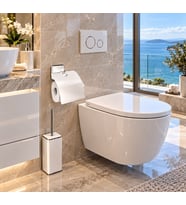Platin White Kapaklı Wc Kağıtlığı Acar KS8000