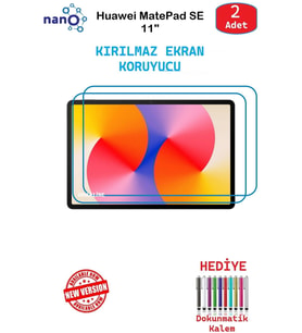 Huawei MatePad SE 11"  İçin Nano Ekran Koruyucu 9h Esnek 2 ADET