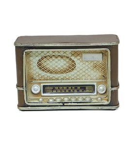 Dekoratif Metal Radyo Süsler Ev Oturma Odas TV kabine Masaüstü Ofis Dekorasyon