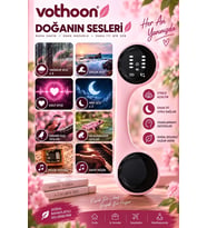 Taşınabilir Rahatlatıcı Uyku Ve Doğa Sesleri Cihazı – Yağmur, Dalga, Ninni Ve Doğal Sesler Pembe