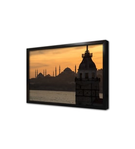 İstanbul Kız Kulesi Çerçeveli Mdf Tablo