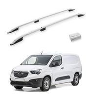 Turtle Opel Combo E 2019-2025 / Uzun Şasi Tavan Çıtası Crown Gri