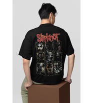 Slipknot Baskılı Unisex Oversize Tişört