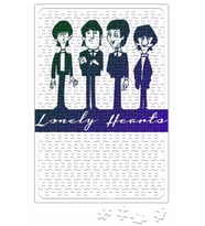 Lonely Hearts The Beatles Puzzle 240 Parça Yapboz