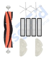 Dreame D10S, D10S PRO, D9 MAX GEN2 Uyumlu 1 Ana Fırça 2 Yan Fırça 4 Filtre 2 Mop PKT-iasgf0000198