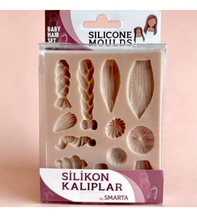 Smarta Silikon Kalıp Bebek Saçları SK1013024