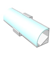 Arge Led Mutfak Dolabı ve Tezgah Altı Bombe Difüzörlü Köşe Bar LED 12V 2700K