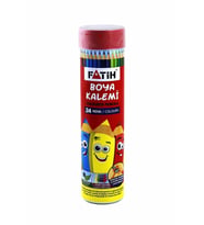 Fatih Kuru Boya Metal Tüp Kutu Tam Boy 24 Renk 33224 (Karışık)