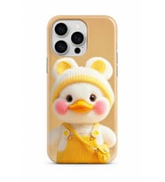 İPhone 16 Pro Max Novera Cozy Friends Collection Çift Katmanlı Essential Tough Telefon Kılıfı