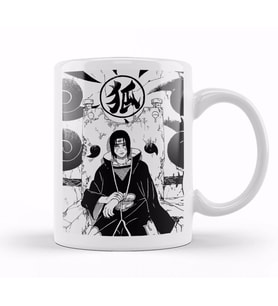Naruto Itachı Uchıha Kupa Bardak Porselen