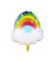 Folyo Balon 24" Gökkuşağı Bulut