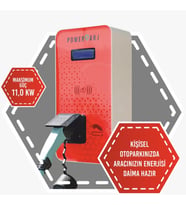 POWERŞARJ 11kW Basic Model AC Şarj İstasyonu