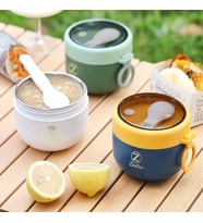 Paslanmaz Çelik Sızdırmaz Kapaklı Yemek & Çorba Termosu 600 ml