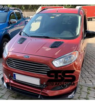 Ford Courier Uyumlu Piano Black Kaput Üstü Havalandırma Izgarası