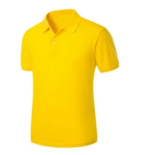 Unisex Polo Yaka Kısa Kol Okul T-shirt