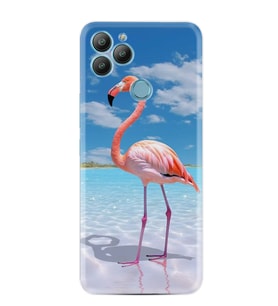 GM22 Pro Kılıf HD Resim Baskılı Okaynus ve Flamingo StKd -093