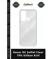 Honor 8X Şeffaf Clear TPU Silikon Kılıf Cihaz Kabı Cep Aksesuar Mobil Koruma