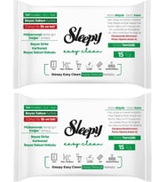 Easy Clean Yüzey Temizlik Havlusu&Mendili Seyahat Boy 2x15 (30 Yaprak)