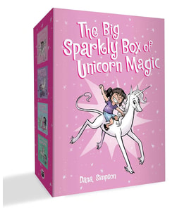 The Big Sparkly Box Of Unicorn Magic: Phoebe And Her Unicorn Box Set Volume 1-4 (Krem)