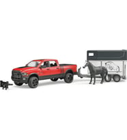 Bruder 2500 Pickup ve At Nakil Römorku 02501