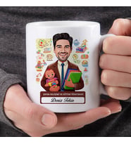 En Başarılı Erkek Çocuk Gelişim Öğretmenine Hediye Karikatürlü Bardak