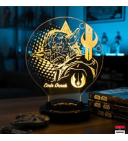 Baby Yoda Temalı 3D LED Lamba  Star Wars Hayranlarına Hediye - LoveLamp