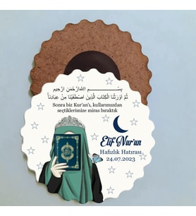 Kişiye Özel Hafızlık Hatıra Magnet