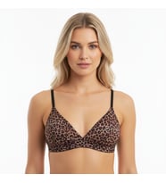 Kadın Balensiz Desteksiz Üçgen Bralet Sütyen BB2112 (Leopar)