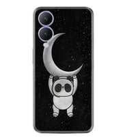 Vivo Y17S Kılıf Resimli Desenli Silikon Platinium Series Panda Moon 1811