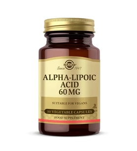Solgar Alpha Lipoic Acid 60mg Vegi Kapsül 30lu