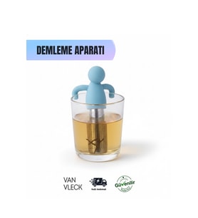 Figürlü Çay ve Bitki Çayı Demleme Aparatı – Bardak Kenarına Sabitlenebilir Demlik