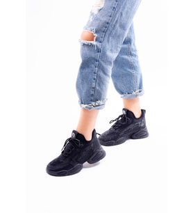 GUJA KADIN TAŞLI SPOR BOT 389-121K (Siyah)